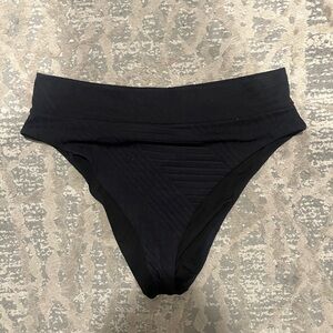 aerie Black hight waist bikini bottom